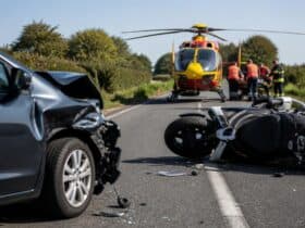 Un trois-roues et une voiture entrent en collision près de Bressuire : une victime héliportée
